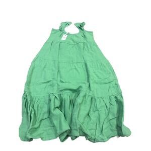 Marine Layer Jude Flutter Sleeve Dress Jade‎ Sheen Size S